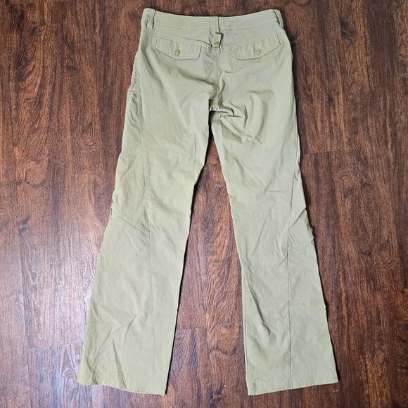 Athleta Khaki Dipper Utility Cargo Carpenter Pants - Size 4 - Style # 683761 - Picture 8 of 11
